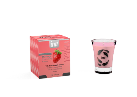 VELA BEIJÁVEL MORANGO - 40g