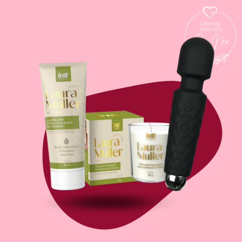 KIT LAURA MULLER 1 - Cultive seu amor com o aroma revigorante de spa e sinta boas vibrações