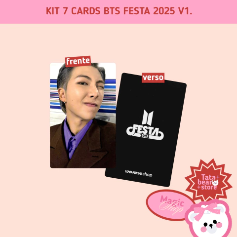 KIT 7 Cards BTS FESTA 2025 weverse - comprar online