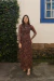 Vestido Leonor Marrom