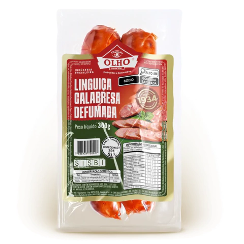 Linguiça Calabresa Olho Embutidos 300g - comprar online