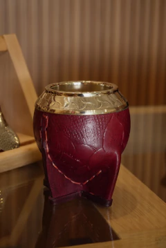 Torpedo cincelado alpaca cuero repujado - tienda online