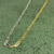 Choker Elo Quadrado Mini Dois Banhos