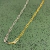 Choker Elo Quadrado Mini Dois Banhos
