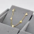 Pulseira coração - Banhado á ouro 18k - loja online