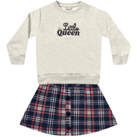 Kit com 4 Conjuntos Menina Inverno Multimarca do tamanho 1 ao 3