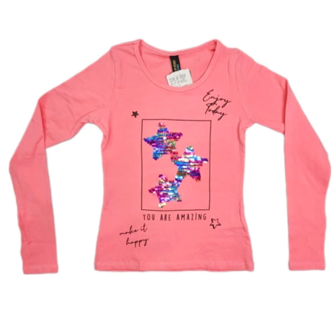 Kit 9 Blusinhas Manga Longa Inverno Menina Juvenil 10 ao 18 Multimarcas