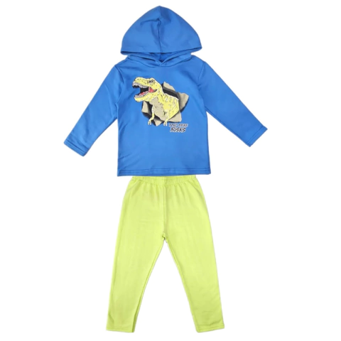 Kit 9 Conjunto Infantil Menino 1 ao 3 Com Capuz flanelado Inverno Pipa