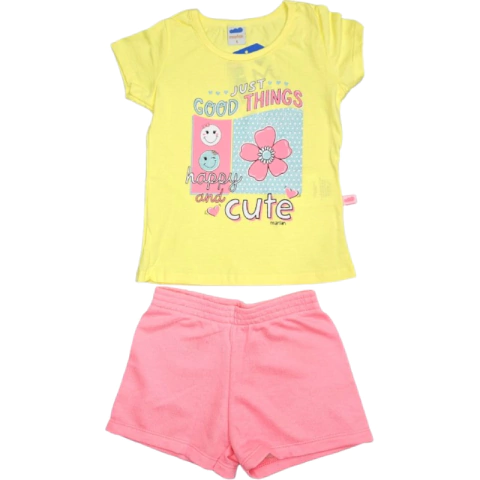 Kit com 3 Conjuntos Menina Verão Multimarca do tamanho 4 ao 16