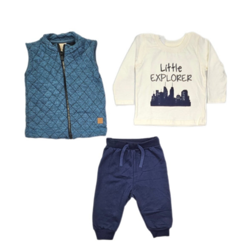 Kit 9 Conjuntos Infantil Coloritta Masculino Inverno P ao G
