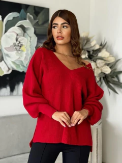 Suéter cuello v OVERSIZED - Clothing Drawer