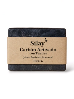 Jabón Botánico de Carbón Activado con Tea Tree