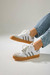 Zapatillas Sambas Altas / Blanco con Gris - comprar online