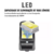 Mini Luminária Solar de Parede c/ Sensor e Controle Remoto - Busca Utilidades