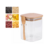 Pote de Vidro Hemético 900 ML com Colher e Tampa de Bambu Casíta - comprar online