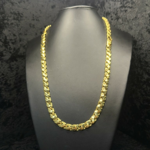 CORDÃO FRISO S - 8MM / 70CM (FECHO GAVETA DUPLO)