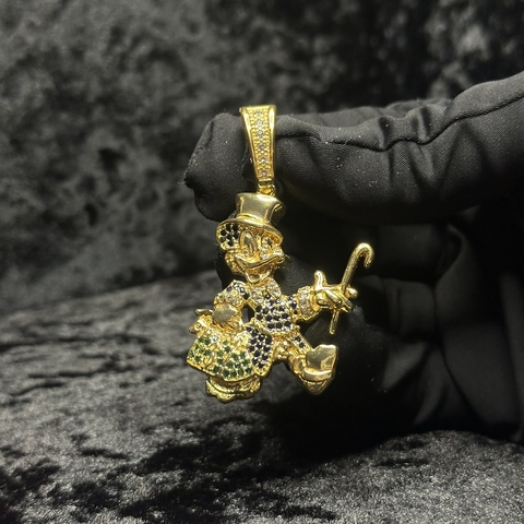 PINGENTE TIO PATINHAS MALOTE CRAVEJADO- M (até 8mm)