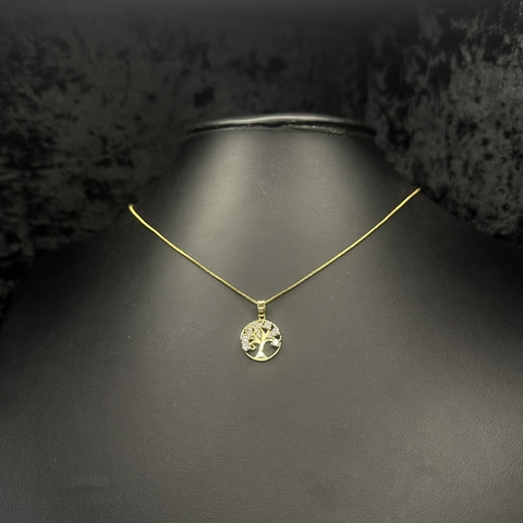 COLAR MÃE BORBOLETA CRAVEJADO - 1MM / 45CM