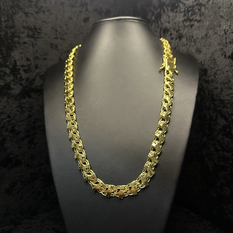 CORDÃO FRISO X - 13MM / 70CM (FECHO GAVETA DUPLO)