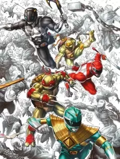 MIGHTY MORPHIN POWER RANGERS / TORTUGAS NINJA