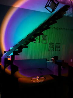 Imagen de Lampara Sunset + Velador y Humidificador Fuente