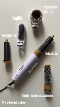 Espejo + Secador y cepillo modelador 5 en 1 - Home Store