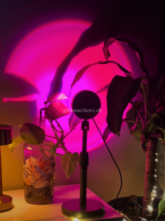 Tira de Neón + Paper Lamp + Sunset Lamp