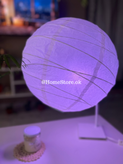 Paper Lamp con foco RGB + Lampara Sunset