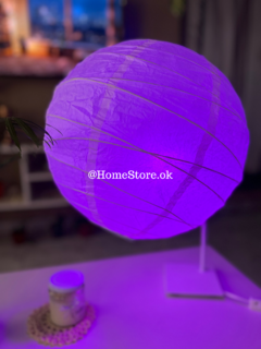 Imagen de Paper Lamp con foco RGB