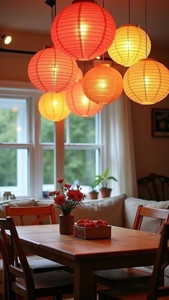 Paper Lamp + Tira de neón - comprar online