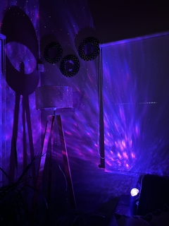 Proyector de galaxia Nave con parlante + Tira de Neon + Sunset con control - tienda online