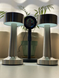 2 Veladores Tower + 1 Lampara Sunset - tienda online