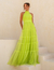 vestido liz verde limão