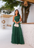 Vestido daphne verde oliva