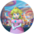 Painel redondo princesa Peach