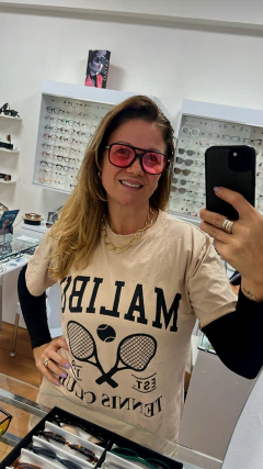 Óculos Solar Capri com Lentes Rosa na internet