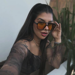 Imagem do Óculos Solar Capri com Lentes no Laranja