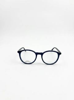 Óculos de Grau Redondo Azul em Acetato - Vincex
