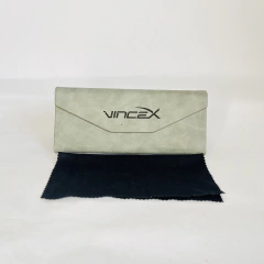 Óculos de Sol Unissex Óculos de Sol Vincex Moscou — Acetato Chapa Verde | Charneira Dupla | Armação Transparente com Lente Azul | Acetato Premium - loja online