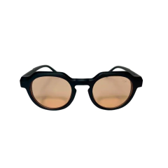 Óculos Calabria Preto com Lentes Rosê
