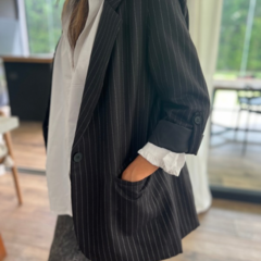 BLAZER SASTRERO RAYADO BELGICA - tienda online