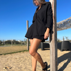 SET SITGES black (camisa + short) - tienda online