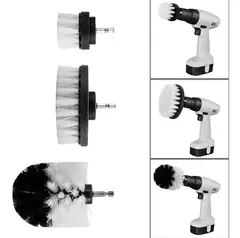 Kit Cepillo Lavado Detailing Taladro X3 Con Broca Limpieza (Cerdas Blandas) - comprar online