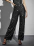 Calça Wide De Paetê