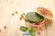 Hamburguesas de Espinaca y Garbanzo Cong Grupolar x4unidades(Cajita 360gr)