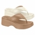 Tamanco Feminino Anabela Salto Flatform Moleca 5503105