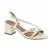 Sandália Feminina Beira Rio Salto Grosso Baixo Bloco 8536103 - comprar online