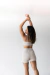 BERMUDA BASIC COR OFF WHITE - LIZE FITWEAR