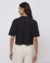 Blusa Cropped Bertha Preta - comprar online