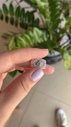 Pingente Fivela Personalizada Prata 925 Pequena